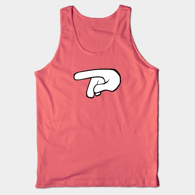 The Letter P Tank Top by skullsntikis